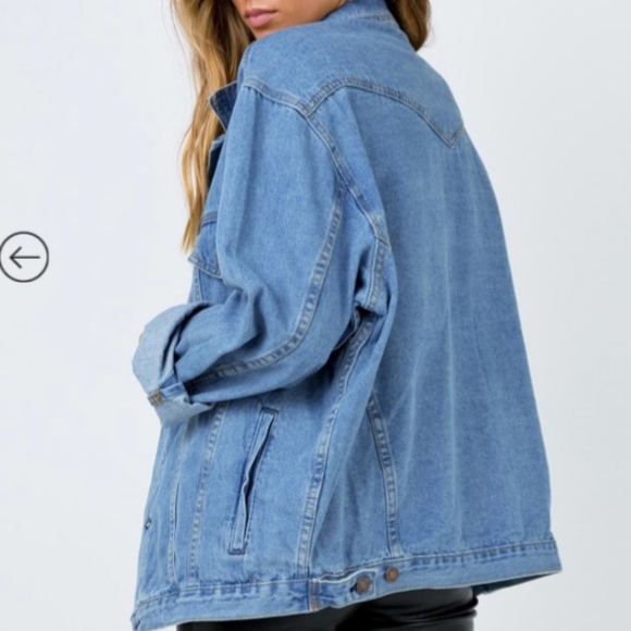 western denim jacket princess polly